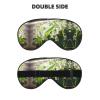 Bell Orchid Print Print Sleep Mask Silk-Like Eye Mask Sleeping Eye Mask for Women Men for Travel Sleep Relaxation view 2