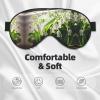 Bell Orchid Print Print Sleep Mask Silk-Like Eye Mask Sleeping Eye Mask for Women Men for Travel Sleep Relaxation view 3