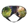 Cute Black Pug Dog Print Sleep Mask Silk-Like Eye Mask Sleeping Eye Mask for Women Men for Travel Sleep Relaxation view 1