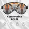 HDSKFNS Owl Beliefs Print Sleep Mask Silk-Like Eye Mask Sleeping Eye Mask For Women Men For Travel Sleep Relaxation view 3