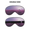 HDSKFNS Purple Print Sleep Mask Silk-Like Eye Mask Sleeping Eye Mask For Women Men For Travel Sleep Relaxation view 2