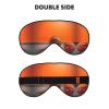HDSKFNS Basketball Orange Print Sleep Mask Silk-Like Eye Mask Sleeping Eye Mask For Women Men For Travel Sleep Relaxation view 2