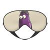 Cartoon Eggplant Print Sleep Mask Silk-Like Eye Mask Sleeping Eye Mask for Women Men for Travel Sleep Relaxation view 1