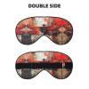 Abstract Red Dragonfly Print Sleep Mask Silk-Like Eye Mask Sleeping Eye Mask for Women Men for Travel Sleep Relaxation view 2