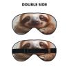 Adorable Sloth Print Sleep Mask Silk-Like Eye Mask Sleeping Eye Mask for Women Men for Travel Sleep Relaxation view 2