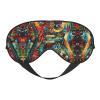 Art Guitar Pattern Print Sleep Mask Silk-Like Eye Mask Sleeping Eye Mask for Women Men for Travel Sleep Relaxation view 1