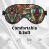 Art Guitar Pattern Print Sleep Mask Silk-Like Eye Mask Sleeping Eye Mask for Women Men for Travel Sleep Relaxation view 3