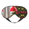 Christmas Tree Red Print Sleep Mask Silk-Like Eye Mask Sleeping Eye Mask for Women Men for Travel Sleep Relaxation view 1