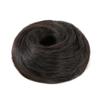 Bun, Women's Synthetic Hair Donut Scrunchies - Messy Bun Maker Elastic Hairpiece for Women(Brown black) view 2