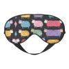 Cute Colorful Sheep Cartoon Pattern Print Sleep Mask Silk-Like Eye Mask Sleeping Eye Mask for Women Men for Travel Sleep Relaxation view 1