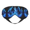 HDSKFNS Indigo Flame Print Print Sleep Mask Silk-Like Eye Mask Sleeping Eye Mask For Women Men For Travel Sleep Relaxation view 1