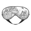 Halloween Flying Bats 1 Print Sleep Mask Silk-Like Eye Mask Sleeping Eye Mask for Women Men for Travel Sleep Relaxation view 1