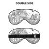 Halloween Flying Bats 1 Print Sleep Mask Silk-Like Eye Mask Sleeping Eye Mask for Women Men for Travel Sleep Relaxation view 2