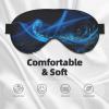 Abstract Geometric Print Sleep Mask Silk-Like Eye Mask Sleeping Eye Mask for Women Men for Travel Sleep Relaxation view 3