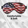 American Flag Print Sleep Mask Silk-Like Eye Mask Sleeping Eye Mask for Women Men for Travel Sleep Relaxation view 3