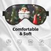 Christmas Traditional Gnomes Print Sleep Mask Silk-Like Eye Mask Sleeping Eye Mask for Women Men for Travel Sleep Relaxation view 3