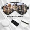 Dog Show Print Sleep Mask Silk-Like Eye Mask Sleeping Eye Mask for Women Men for Travel Sleep Relaxation view 4