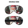 Christmas Traditional Gnome Print Sleep Mask Silk-Like Eye Mask Sleeping Eye Mask for Women Men for Travel Sleep Relaxation view 2