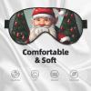 Christmas Traditional Gnome Print Sleep Mask Silk-Like Eye Mask Sleeping Eye Mask for Women Men for Travel Sleep Relaxation view 3