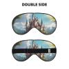 Legendary Fairy Tale Castle03 Print Sleep Mask Silk-Like Eye Mask Sleeping Eye Mask for Women Men for Travel Sleep Relaxation view 2