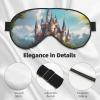 Legendary Fairy Tale Castle03 Print Sleep Mask Silk-Like Eye Mask Sleeping Eye Mask for Women Men for Travel Sleep Relaxation view 4