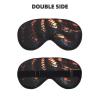 3D Snake Wallpaper1 Print Sleep Mask Silk-Like Eye Mask Sleeping Eye Mask for Women Men for Travel Sleep Relaxation view 2