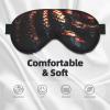 3D Snake Wallpaper1 Print Sleep Mask Silk-Like Eye Mask Sleeping Eye Mask for Women Men for Travel Sleep Relaxation view 3