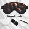 3D Snake Wallpaper1 Print Sleep Mask Silk-Like Eye Mask Sleeping Eye Mask for Women Men for Travel Sleep Relaxation view 4