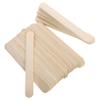 FOYTOKI 100pieces Wooden Wax Sticks for Waxing Body Hair Removal Applicators Hair Removal Spatulas Waxing Kit Smooth and Safe for Women view 1