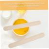 FOYTOKI 100pieces Wooden Wax Sticks for Waxing Body Hair Removal Applicators Hair Removal Spatulas Waxing Kit Smooth and Safe for Women view 2
