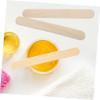 FOYTOKI 100pieces Wooden Wax Sticks for Waxing Body Hair Removal Applicators Hair Removal Spatulas Waxing Kit Smooth and Safe for Women view 4