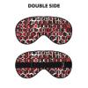 Abstract Geometric Pattern Print Sleep Mask Silk-Like Eye Mask Sleeping Eye Mask for Women Men for Travel Sleep Relaxation view 2