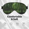 Trees and Animals Print Sleep Mask Silk-Like Eye Mask Sleeping Eye Mask for Women Men for Travel Sleep Relaxation view 3