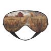 Farm with Deer Print Sleep Mask Silk-Like Eye Mask Sleeping Eye Mask for Women Men for Travel Sleep Relaxation view 1