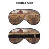Farm with Deer Print Sleep Mask Silk-Like Eye Mask Sleeping Eye Mask for Women Men for Travel Sleep Relaxation view 2