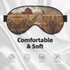 Farm with Deer Print Sleep Mask Silk-Like Eye Mask Sleeping Eye Mask for Women Men for Travel Sleep Relaxation view 3