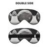 Grey Zen Stones Picture Print Sleep Mask Silk-Like Eye Mask Sleeping Eye Mask for Women Men for Travel Sleep Relaxation view 2