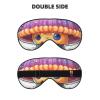 Colorful Jellyfish Print Sleep Mask Silk-Like Eye Mask Sleeping Eye Mask for Women Men for Travel Sleep Relaxation view 2