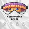 Colorful Jellyfish Print Sleep Mask Silk-Like Eye Mask Sleeping Eye Mask for Women Men for Travel Sleep Relaxation view 3