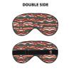 Bacon Pattern Print Sleep Mask Silk-Like Eye Mask Sleeping Eye Mask for Women Men for Travel Sleep Relaxation view 2