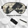 HDSKFNS Sheet Music Print Sleep Mask Silk-Like Eye Mask Sleeping Eye Mask For Women Men For Travel Sleep Relaxation view 4