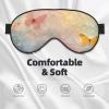 Butterfly Print Sleep Mask Silk-Like Eye Mask Sleeping Eye Mask for Women Men for Travel Sleep Relaxation view 3