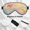 Butterfly Print Sleep Mask Silk-Like Eye Mask Sleeping Eye Mask for Women Men for Travel Sleep Relaxation view 4