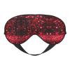 Abstract Heart Print Sleep Mask Silk-Like Eye Mask Sleeping Eye Mask for Women Men for Travel Sleep Relaxation view 1