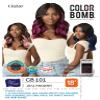 Outre Lace Front Wig - Color Bomb - CB 101 (OFF BLACK 1B) view 2