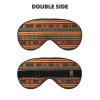 African Weaving Print Sleep Mask Silk-Like Eye Mask Sleeping Eye Mask for Women Men for Travel Sleep Relaxation view 2
