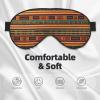 African Weaving Print Sleep Mask Silk-Like Eye Mask Sleeping Eye Mask for Women Men for Travel Sleep Relaxation view 3