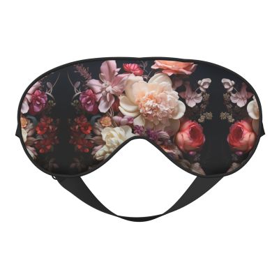 Beautiful Flowers 1 Print Sleep Mask Silk-Like Eye Mask Sleeping Eye Mask for Women Men for Travel Sleep Relaxation
