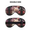Beautiful Flowers 1 Print Sleep Mask Silk-Like Eye Mask Sleeping Eye Mask for Women Men for Travel Sleep Relaxation view 2
