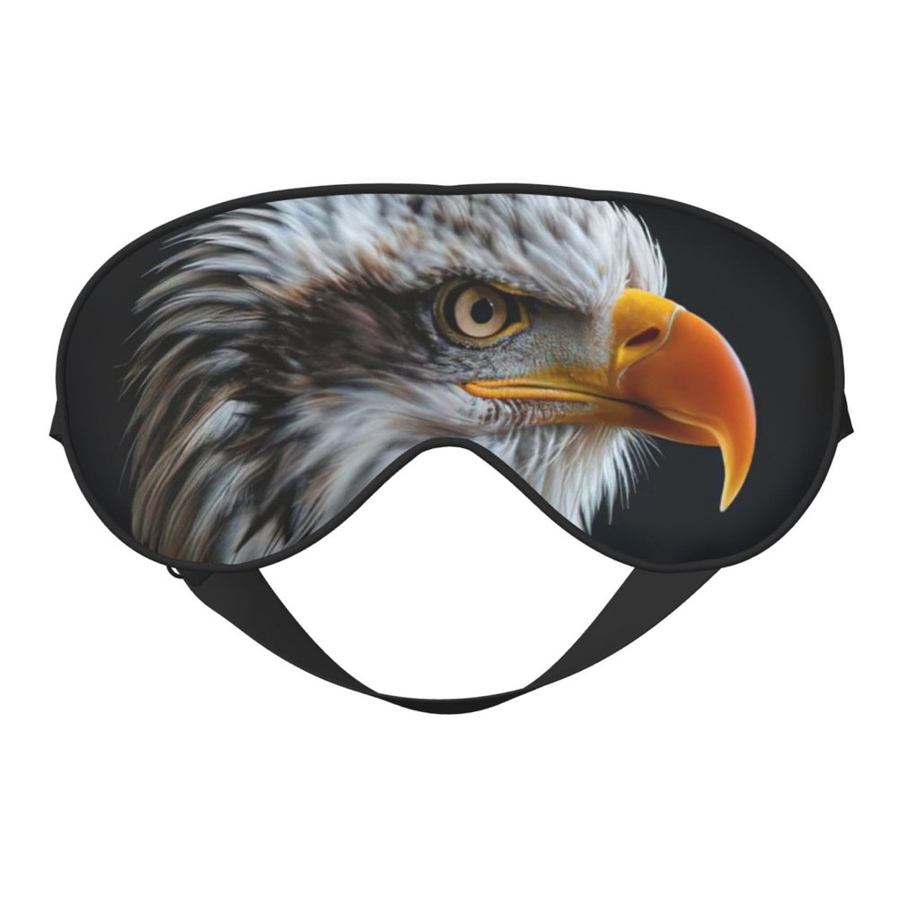 Bald Eagle Print Sleep Mask Silk-Like Eye Mask Sleeping Eye Mask for Women Men for Travel Sleep Relaxation